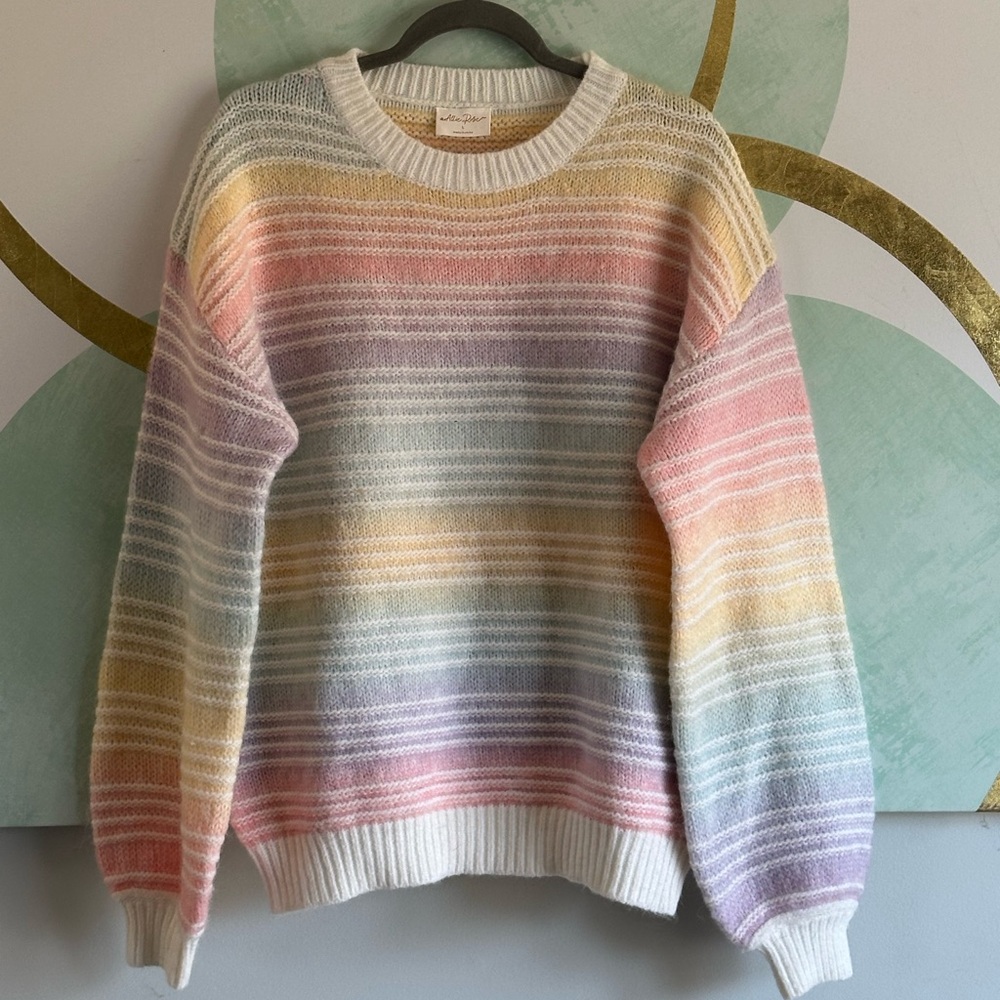 Multicolor Striped Women's Sweater
